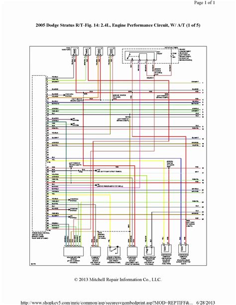 electrical wiring diagram for 2001 dodge stratus 